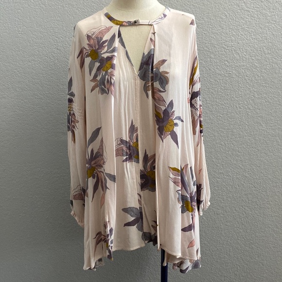 Free People Tree Swing Dress in Pearl - M - Picture 3 of 15